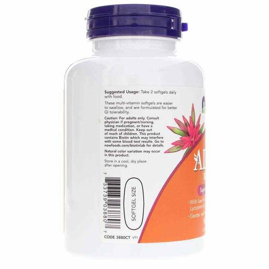ADAM Softgels Superior Men's Multi, NOW